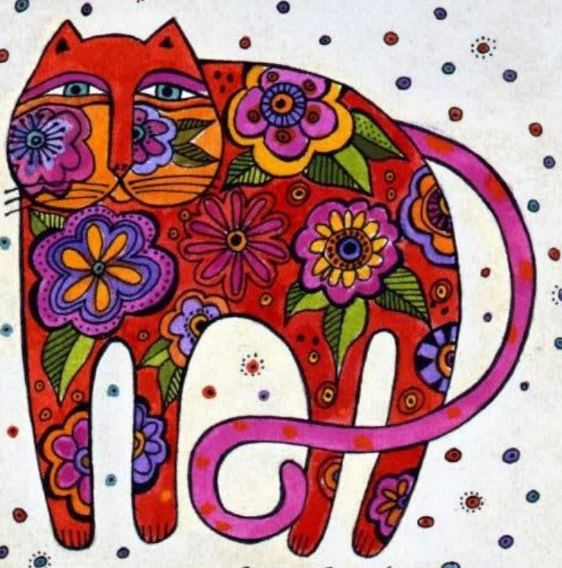 Kids Paint Party-Flowering Feline