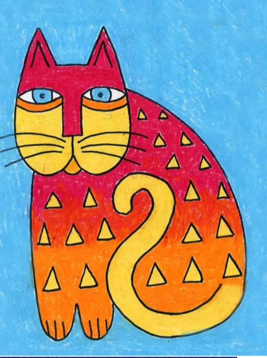 Kids Paint Party-Flowering Feline
