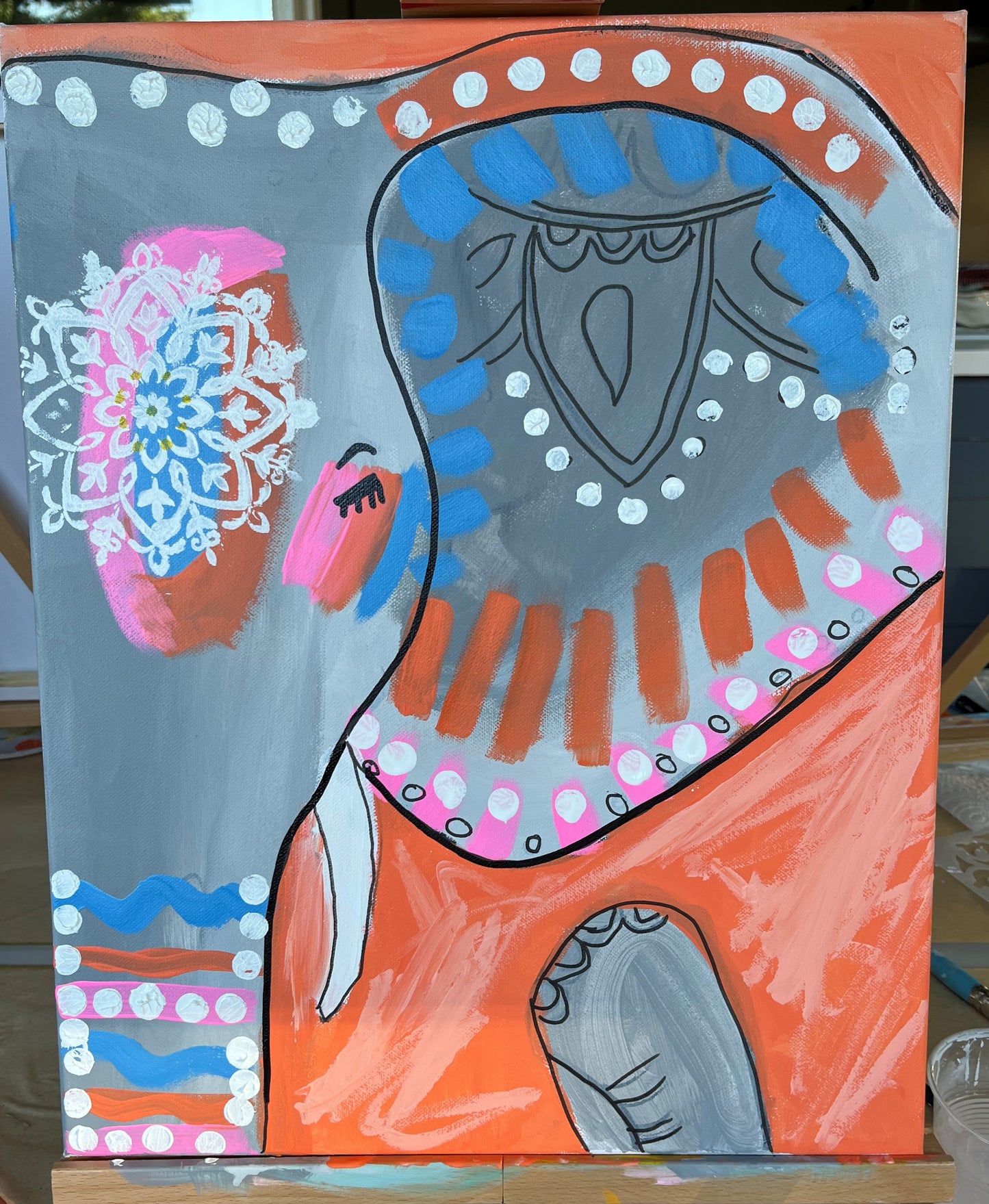Kids Paint Party-Colourful Elephant