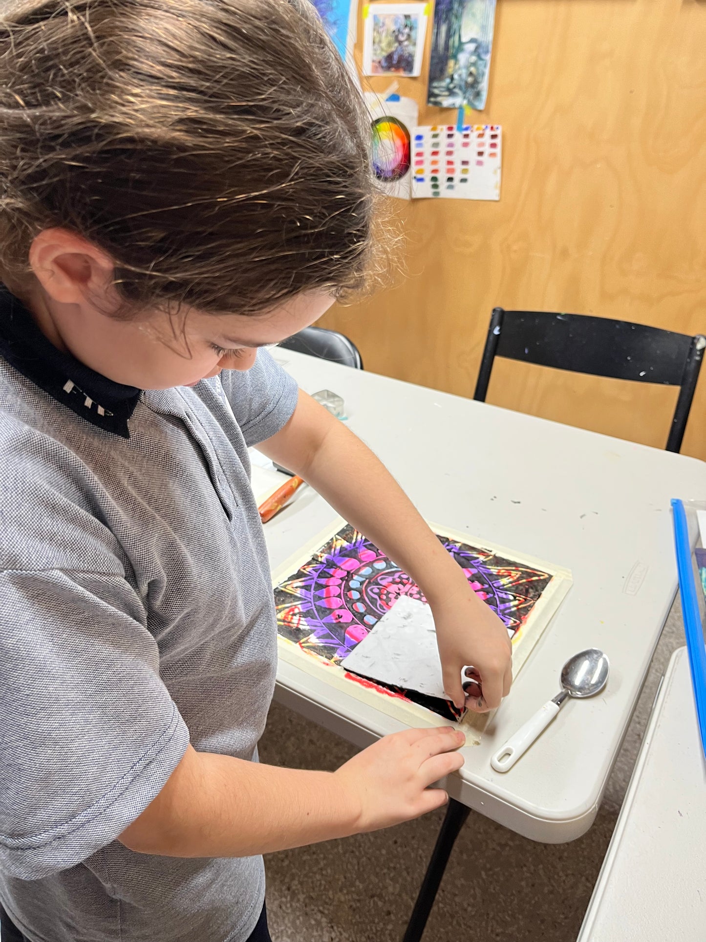 School Holiday Workshop: Pattern and Psychedelic Colour- Printing and Clay