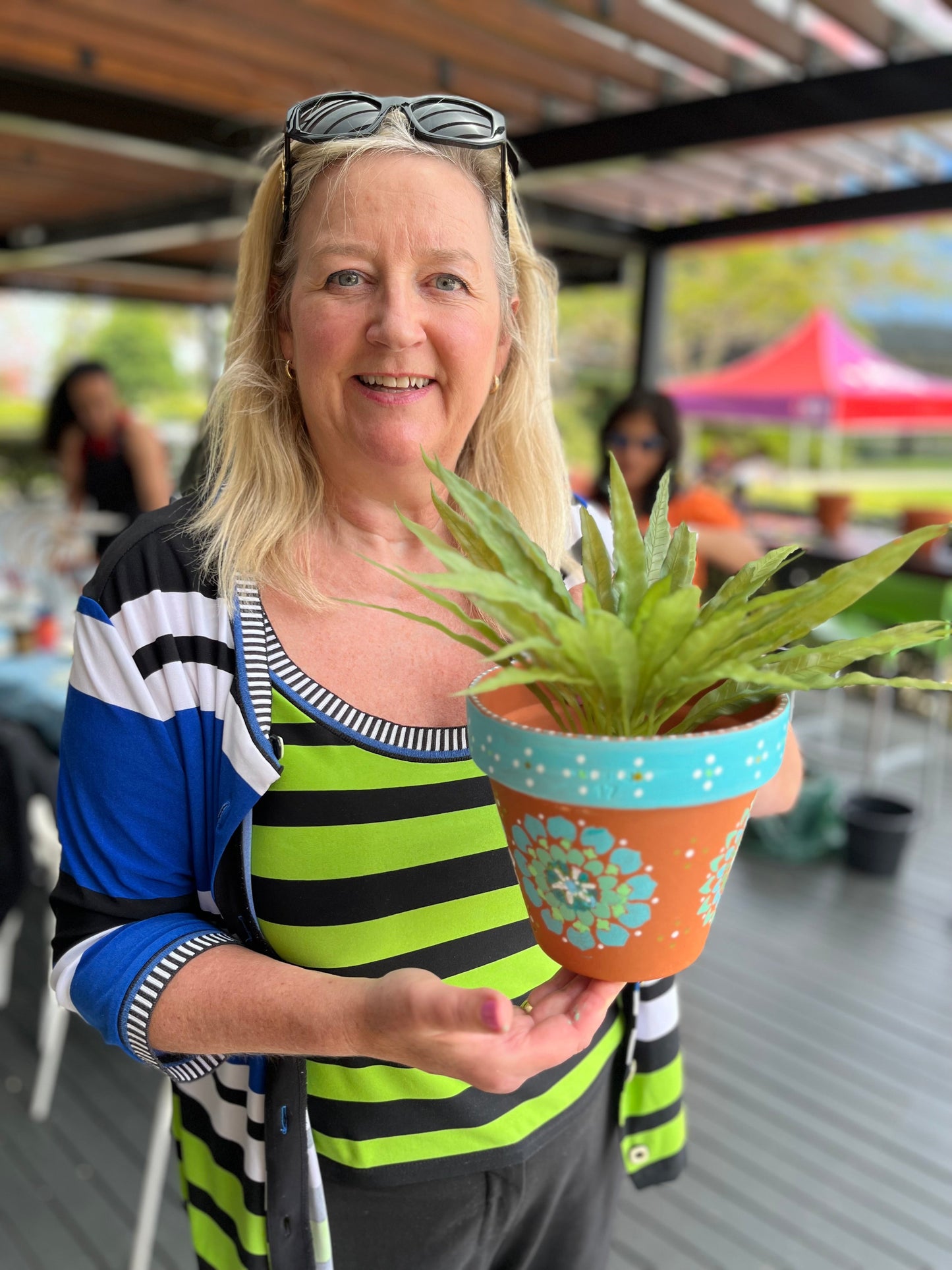 Paint and Sip-Colourful Terracotta Pot