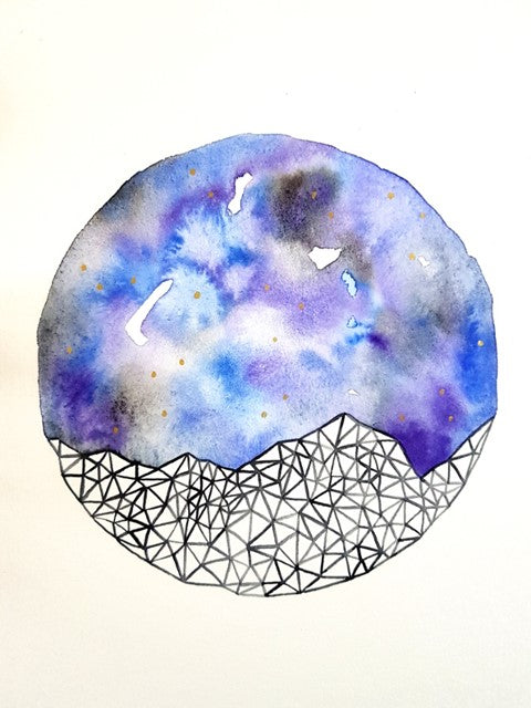 Holiday Workshop: Nebula Space Painting.
