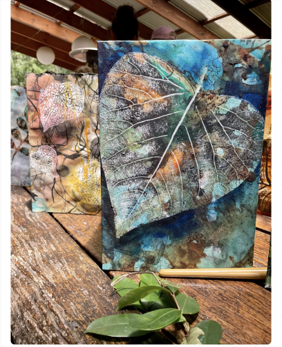 Holiday Workshop: Inspired by Nature Painting and Printing