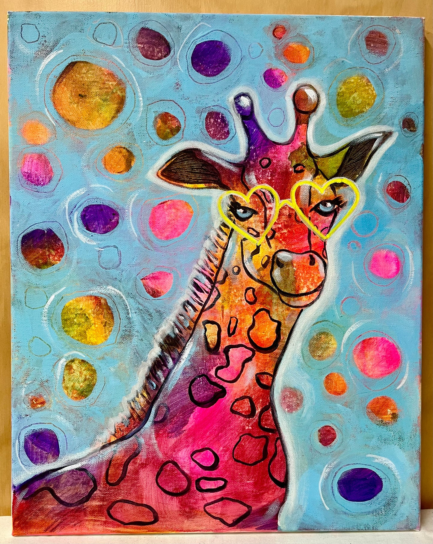 Kids Paint Party-Bubble Giraffe