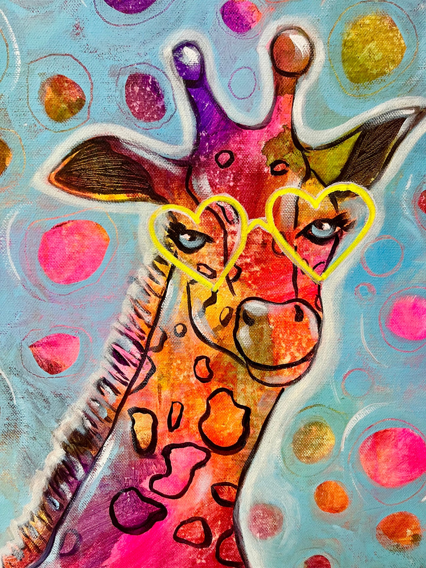 Kids Paint Party-Bubble Giraffe