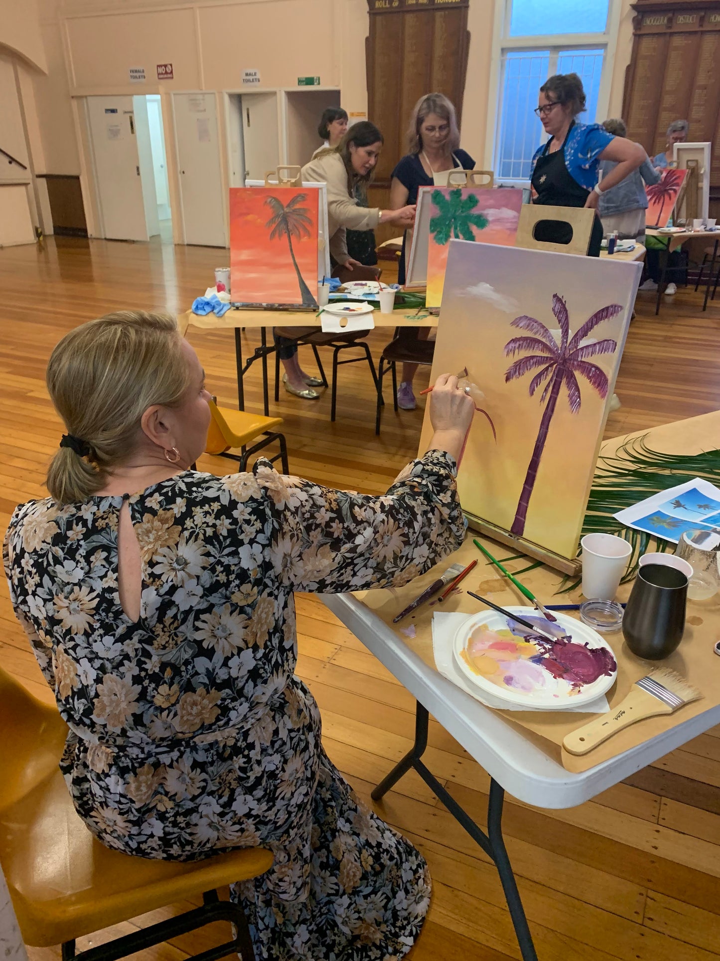 Paint n Sip - Palm Tree Paradise