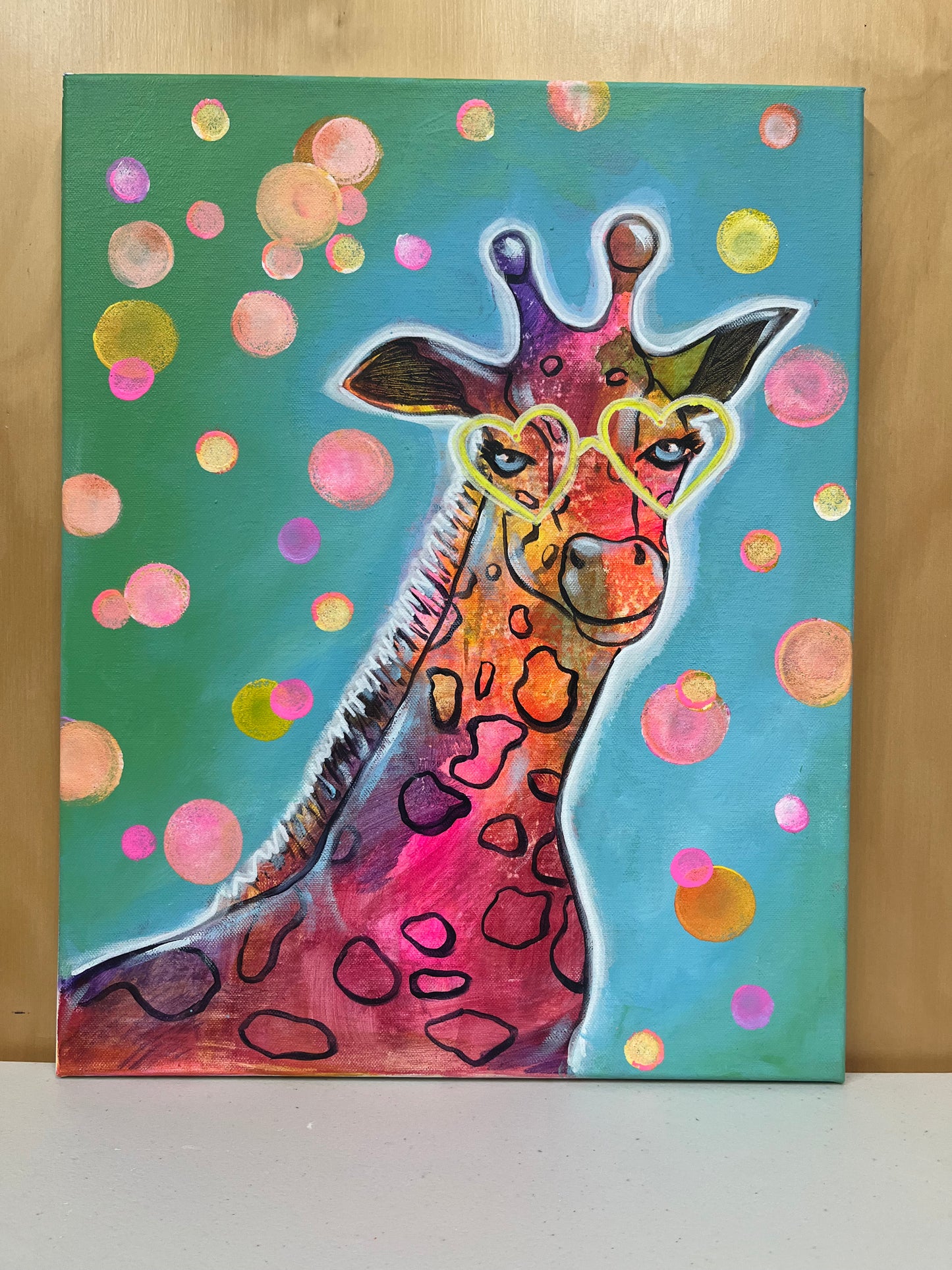 Kids Paint Party-Bubble Giraffe