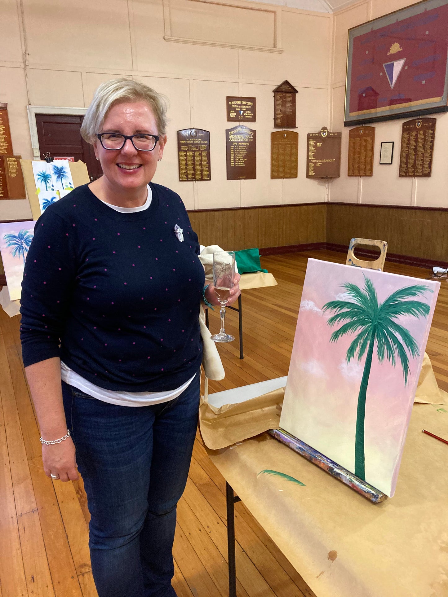 Paint n Sip - Palm Tree Paradise